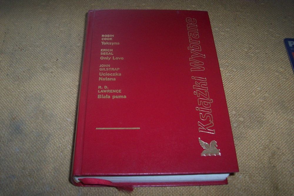 Książki Wybrane Robin Cook Wydanie 1 polskie z 1999 roku.