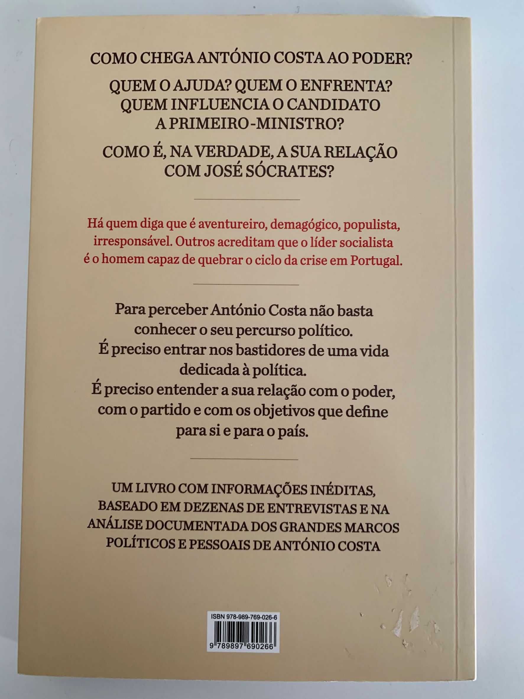 Livro: António Costa - Os meios e os fins do líder socialista