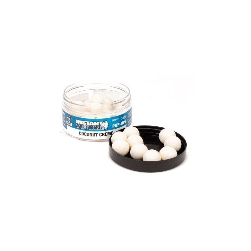 Kulki Nash Instant Action 15mm Coconut Creme 35g pop up