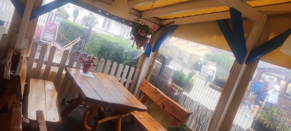 Komplet ogrodowy drewniany stół+ ławy, meble ogrodowe meble ogrodowe