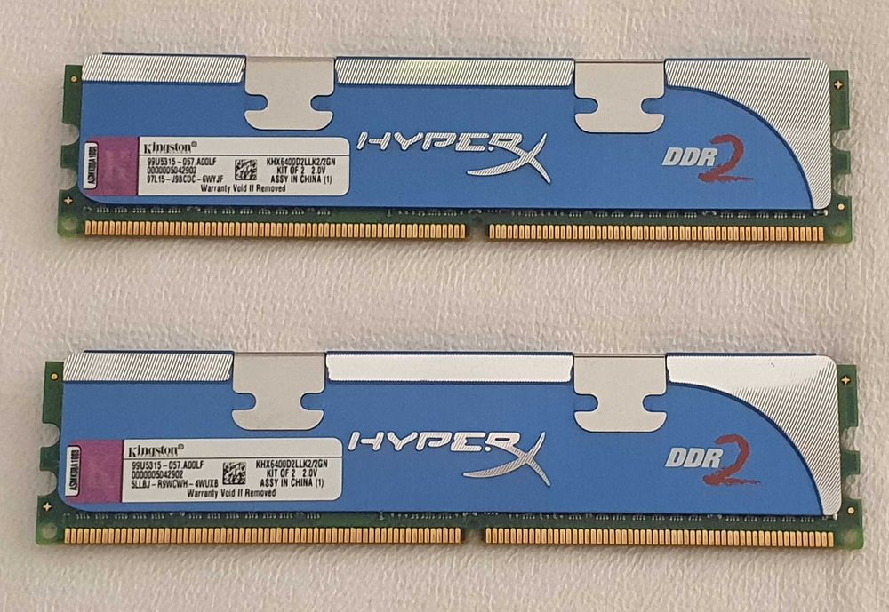 Pamięć RAM Kingston HyperX DDR2 2×1GB (2GB)