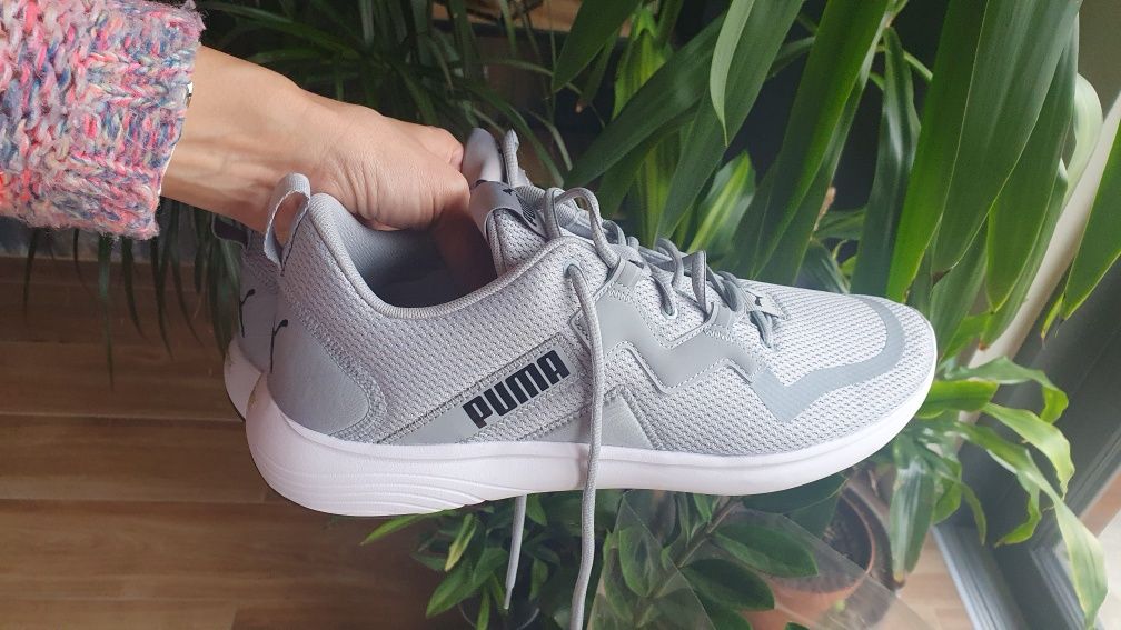 Nowe adidasy Puma r.45 szare wkładka 30cm