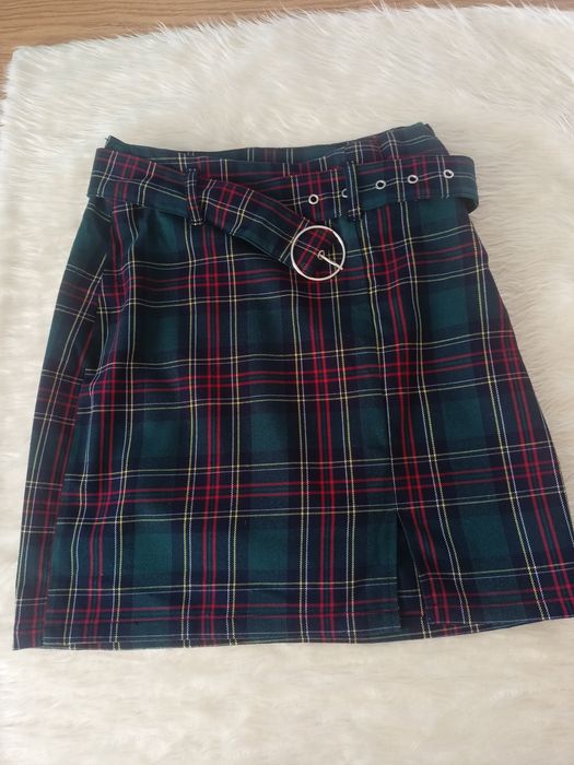 Cropp Mini spódnica w kratkę