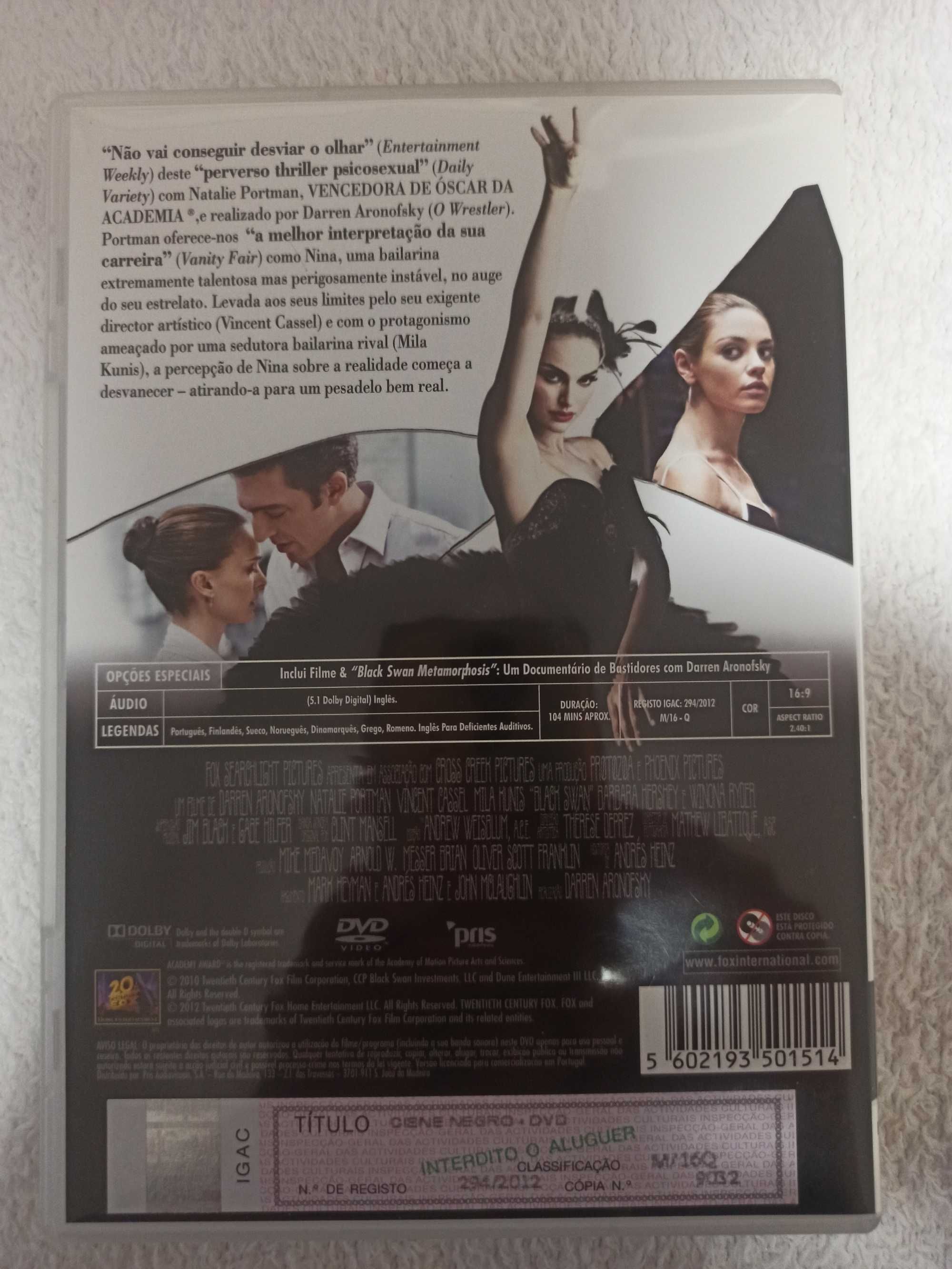 Dvd Cisne Negro como novo