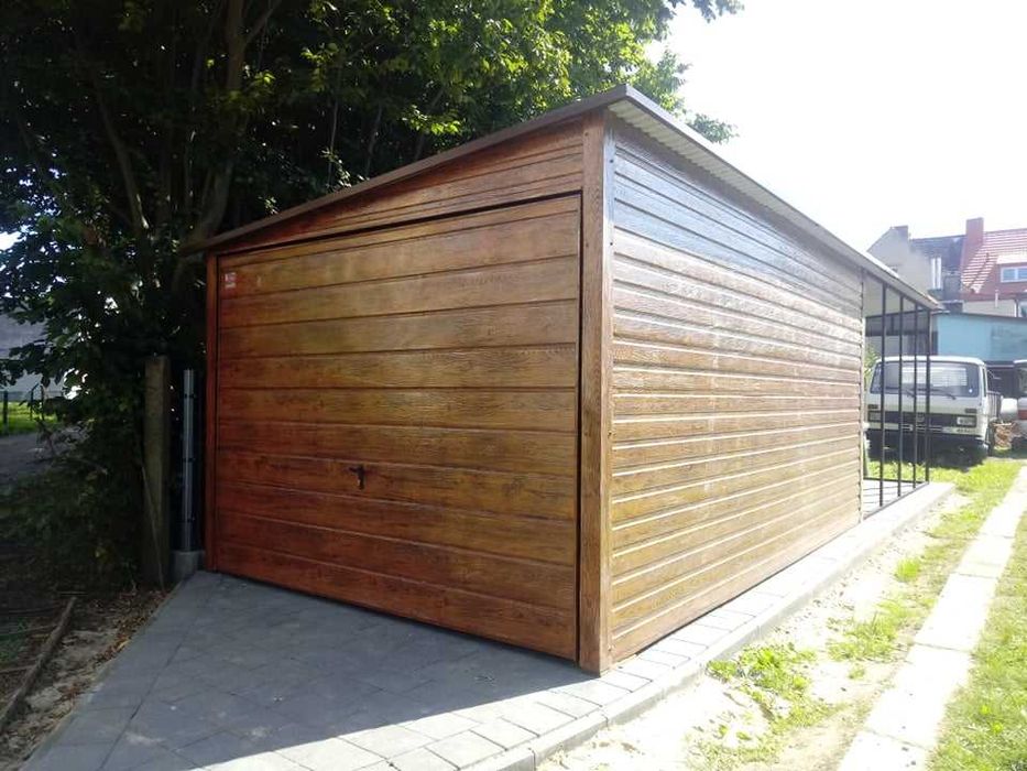 3x5 garaż blaszany z wiatą. Blaszak , wiata - różne rozmiary i kolory