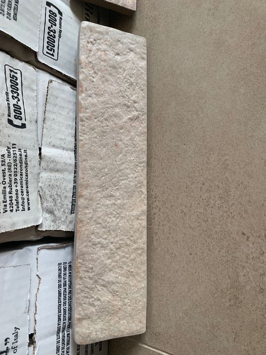 Płytka cegła beżowa Rondine Bristol Cream 6x25cm