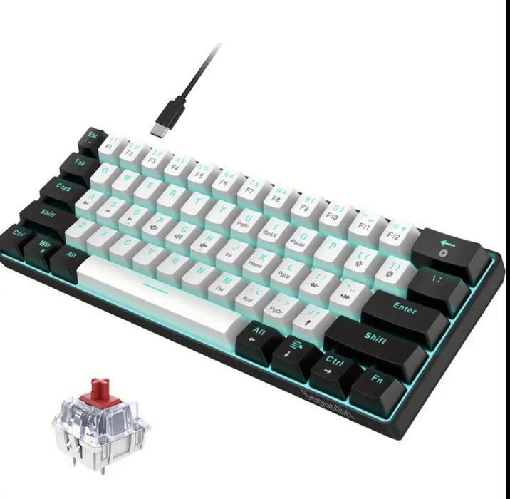 Механическая клавиатура 60% Snpurdiri V900