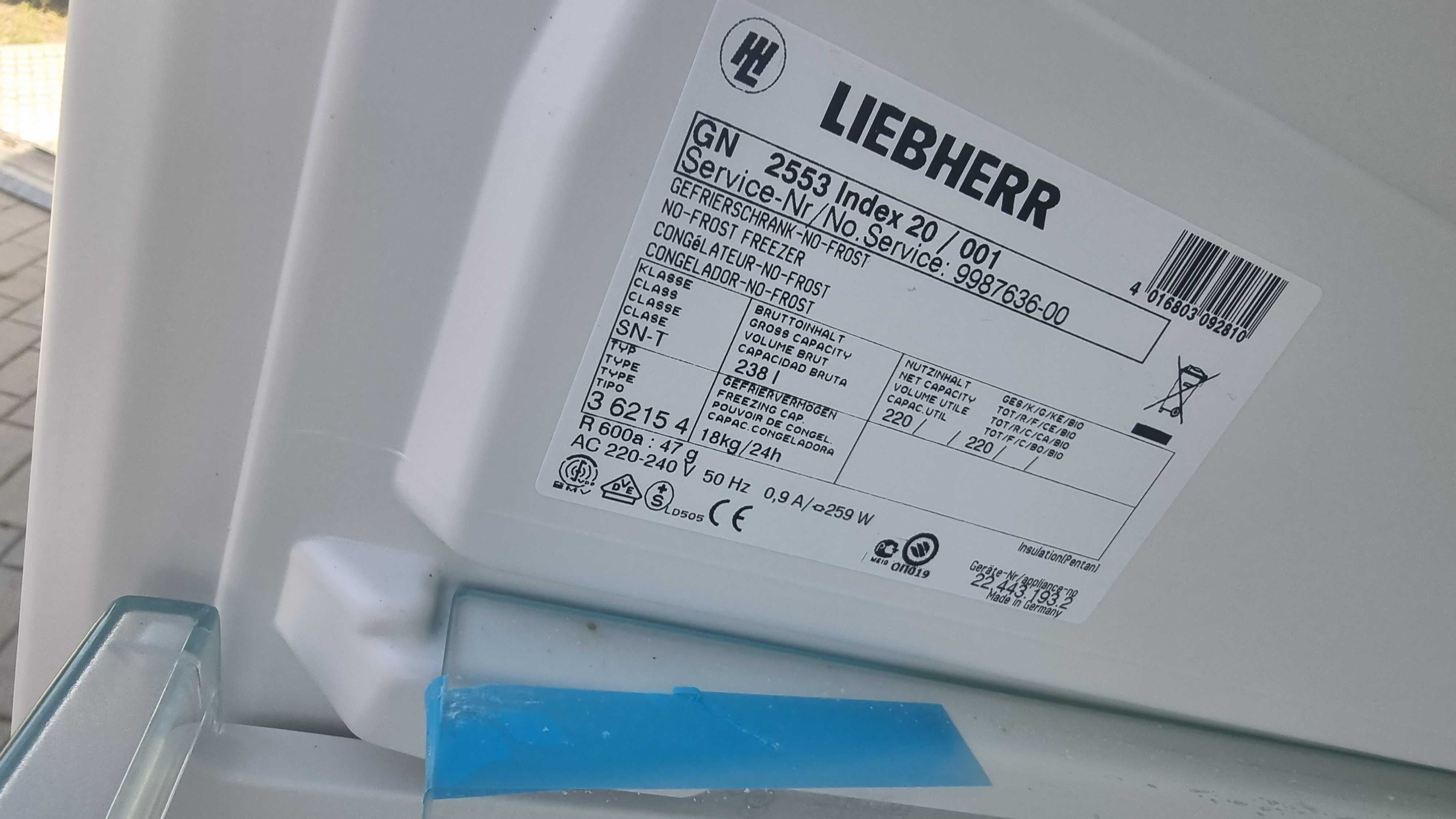 Zamrażarka szufladowa wolnostojąca Liebherr Premium, NoFrost,wys.165cm