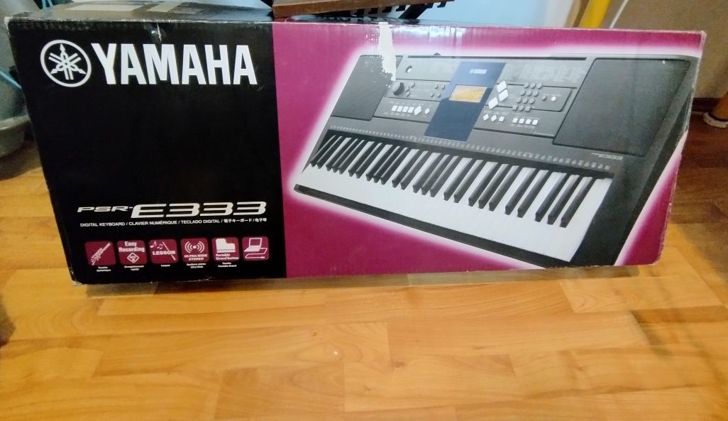 Yamaha PSR-E333 - Klawisze/Keyboard + Pedał sustain