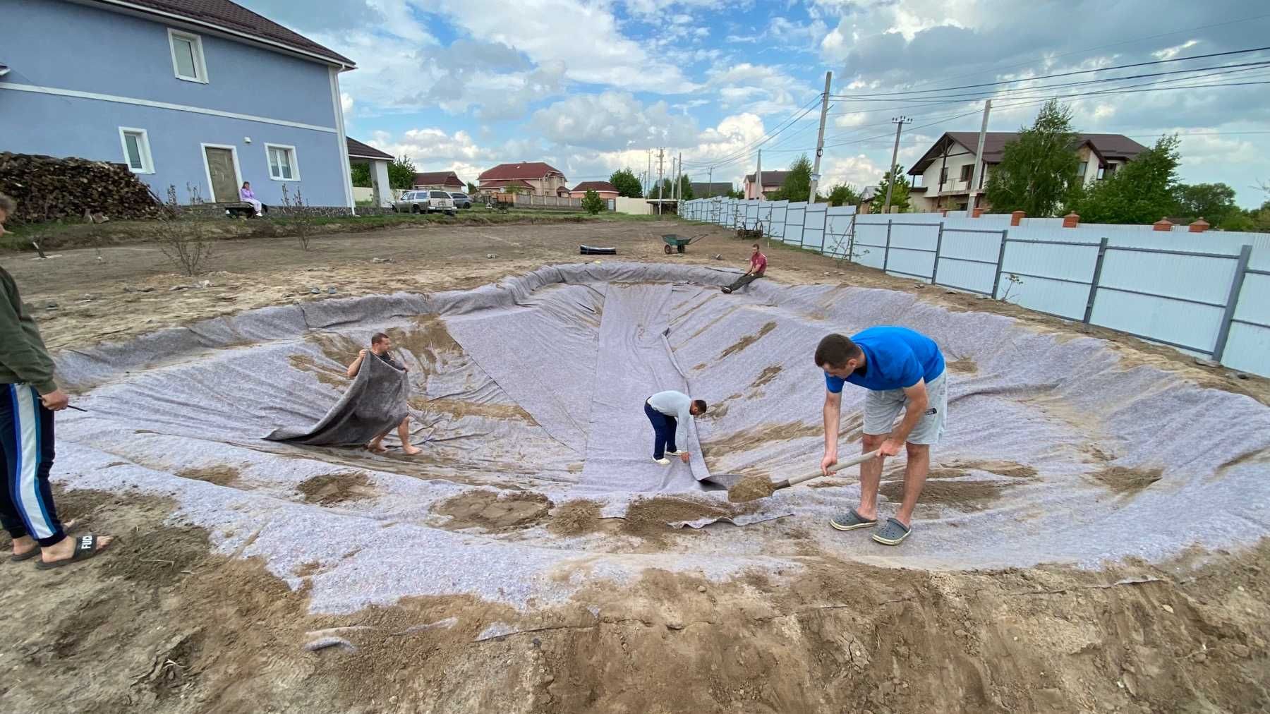 Геомембрана для водоемов, гидроизоляция прудов