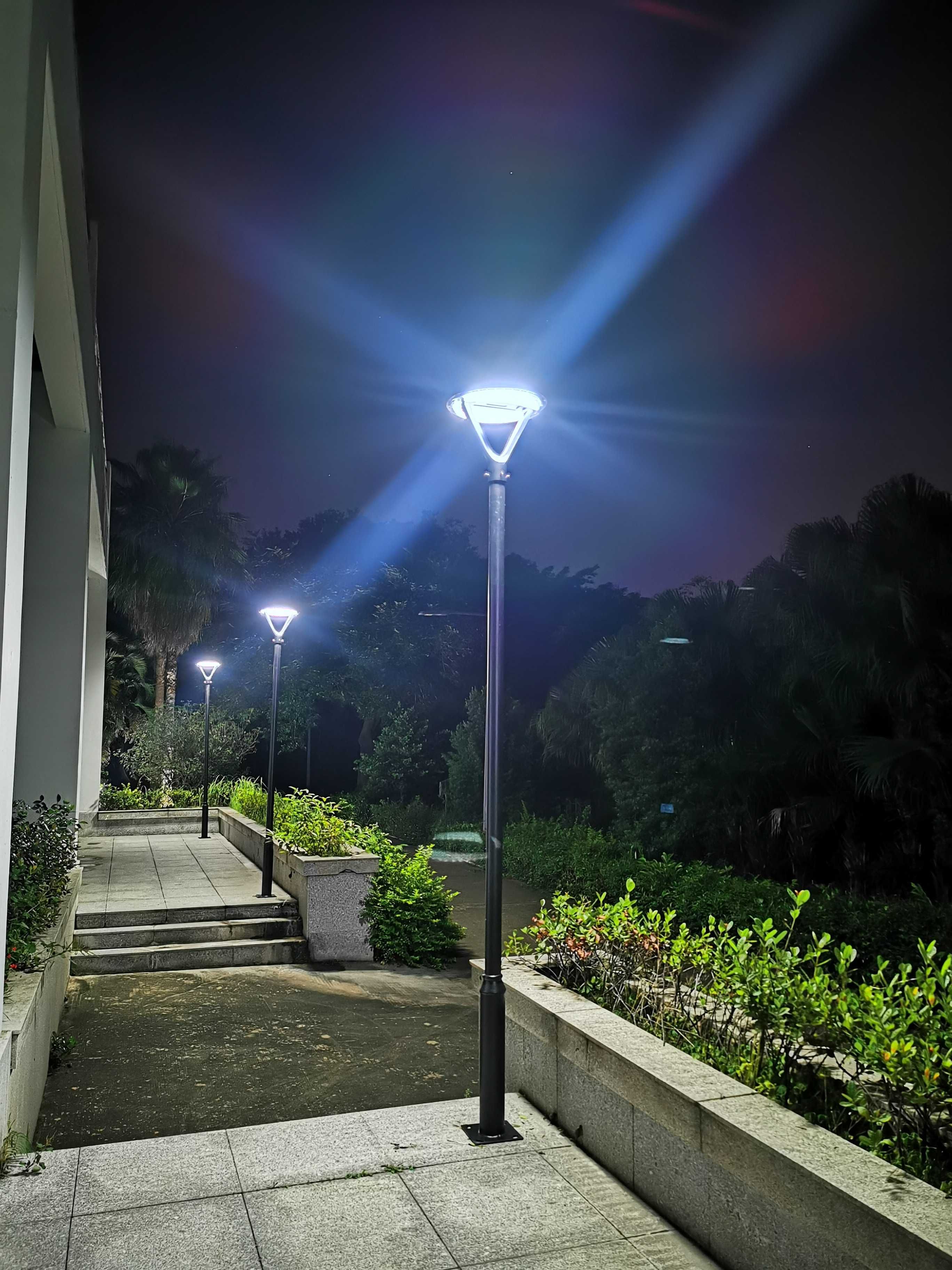 Lampa solarna parkowa LED P-06 (LED 12W 1500LM panel 20W LiFePO4 20Ah)