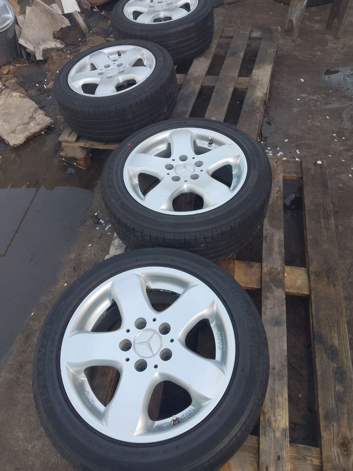 Диски Мерседес 5×112/R16/7J/ET-37/DIA 66.6mm, з Німеччини