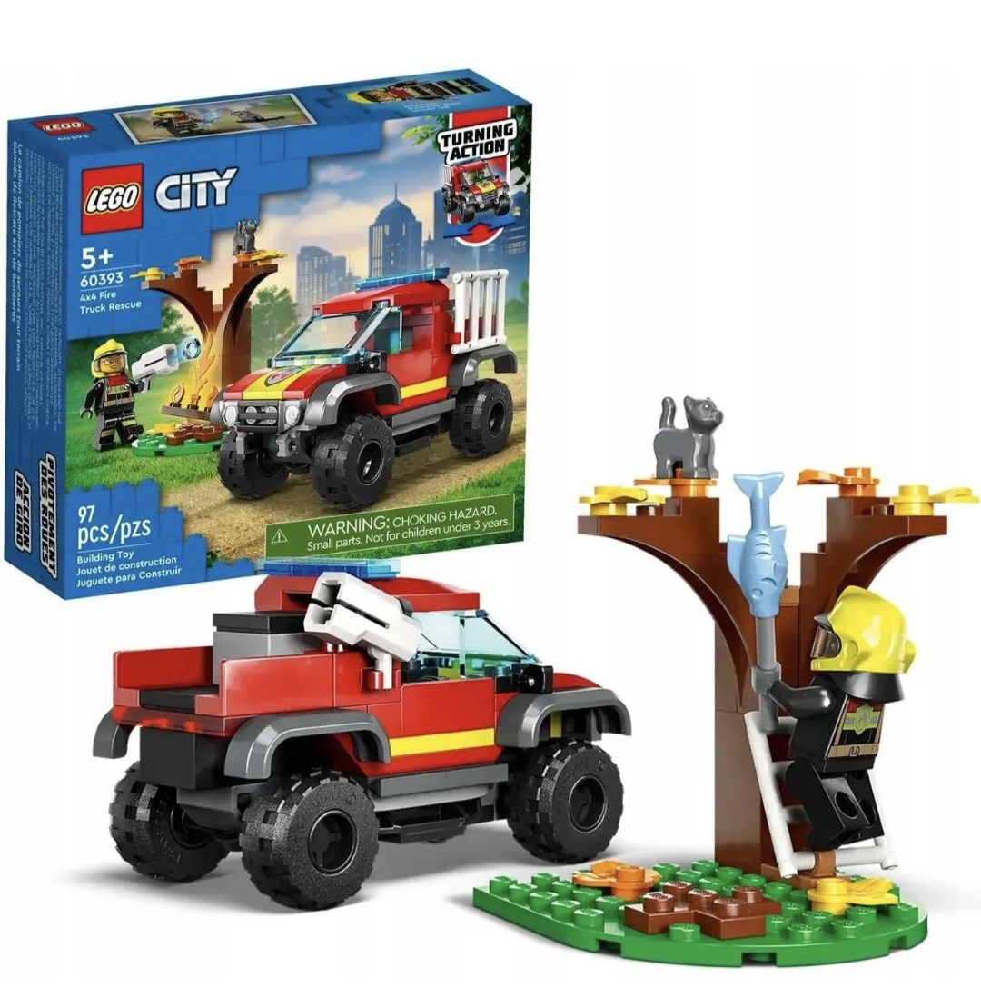 Конструктор LEGO City Пожежно-рятувальний позашляховик (60393) 5+

Дже