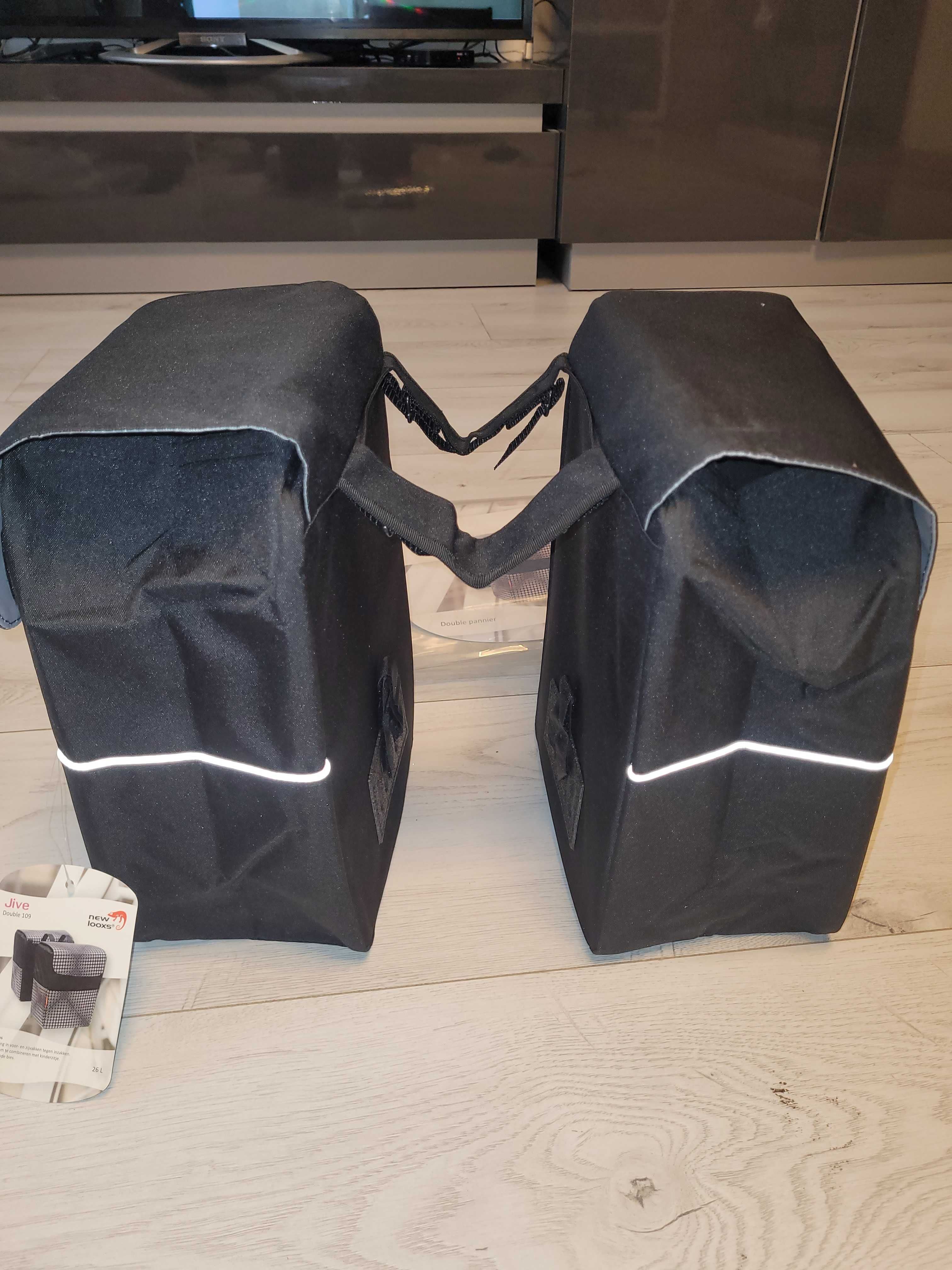 New Looxs-Jive-podwójna sakwa rowerowa 26 l