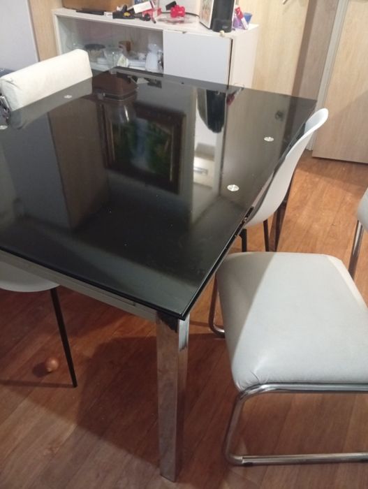 Mesa de vidro temperado a mesa estecevel