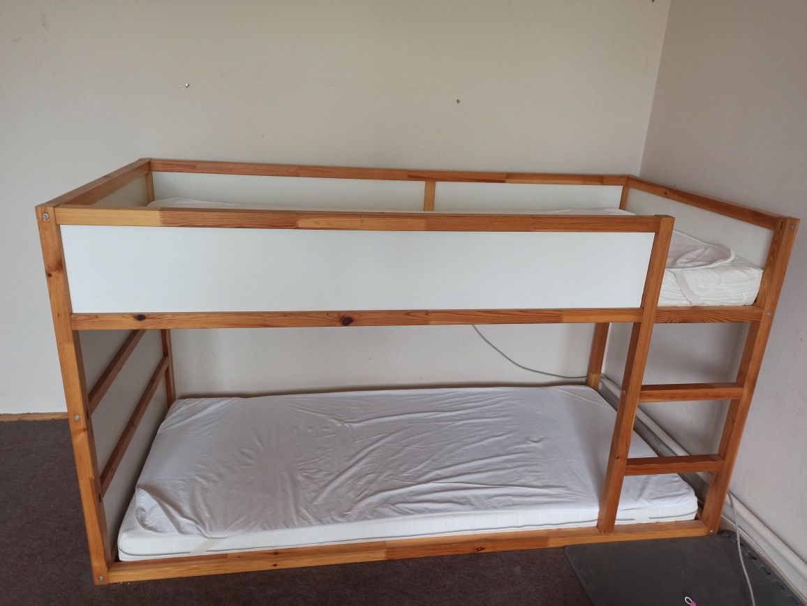 Łóżko piętrowe Ikea Kura