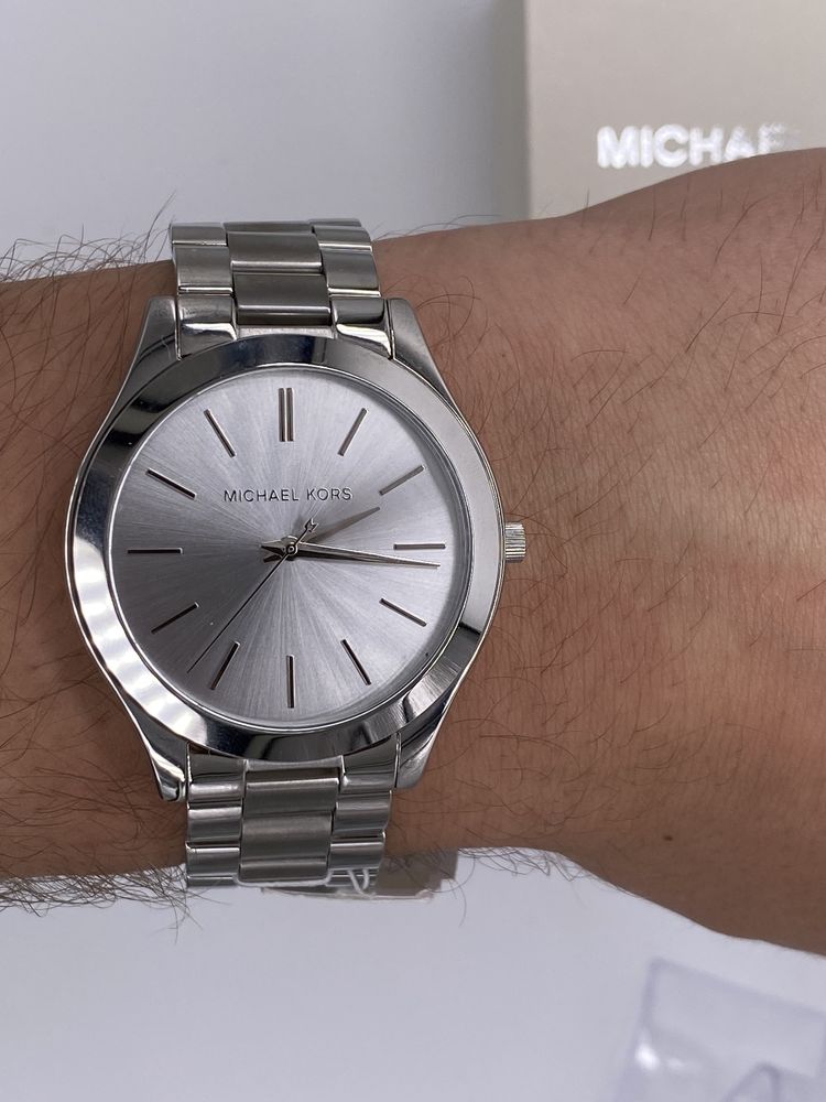 Zegarek damski Michael Kors Srebrny MK3178 Klasyczny nowy prezent