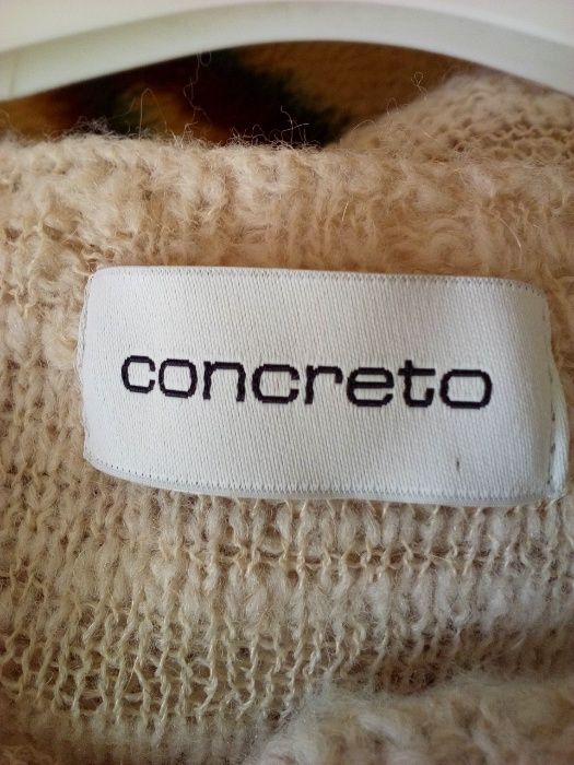 Свитер Concreto в стиле Cucinelli (Италия) р.48-50 10%шерсть 10 %мохер