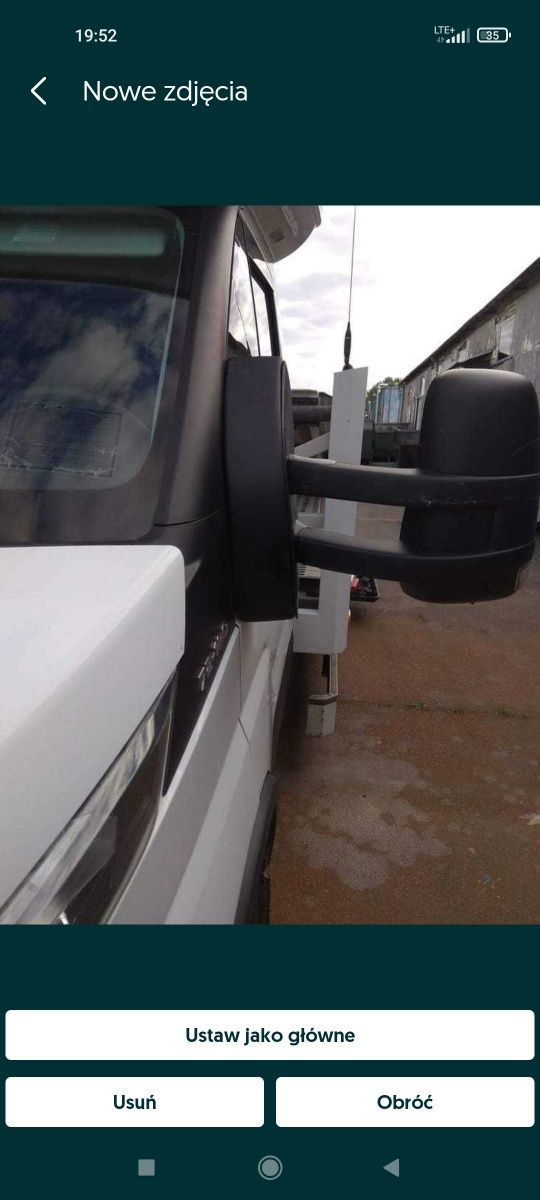 Poszerzenie lusterek Iveco daily