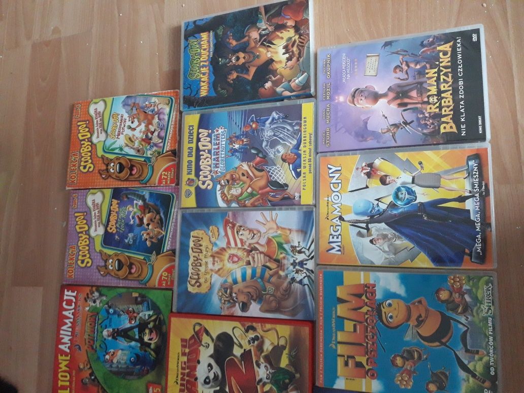 Bajki, bajeczki, dvd, lego, panda, disney, pszczoly, scooby doo