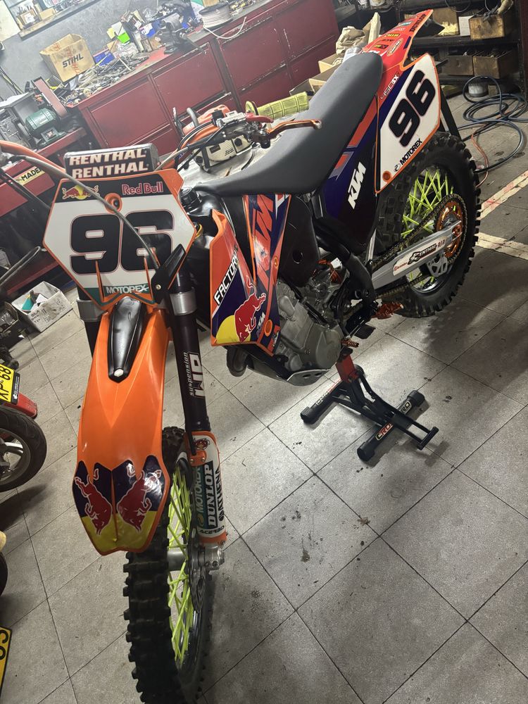 Ktm sx 450 com doc de 2007