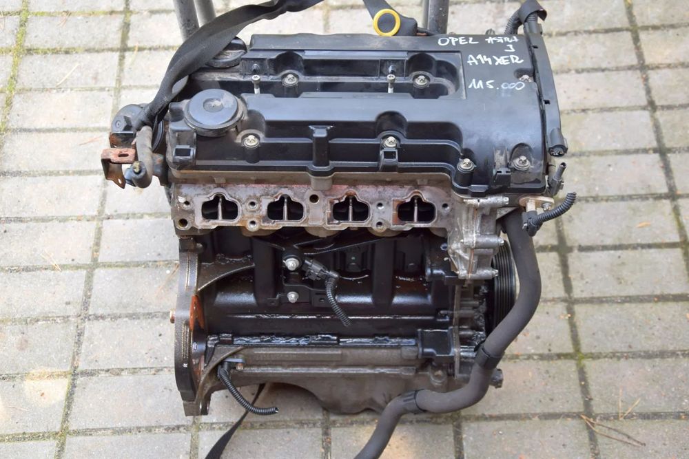 Opel 1.4 A14XER Silnik słupek kompletny STAN BDB tylko 115.000km Astra J Meriva B Corsa D Adam