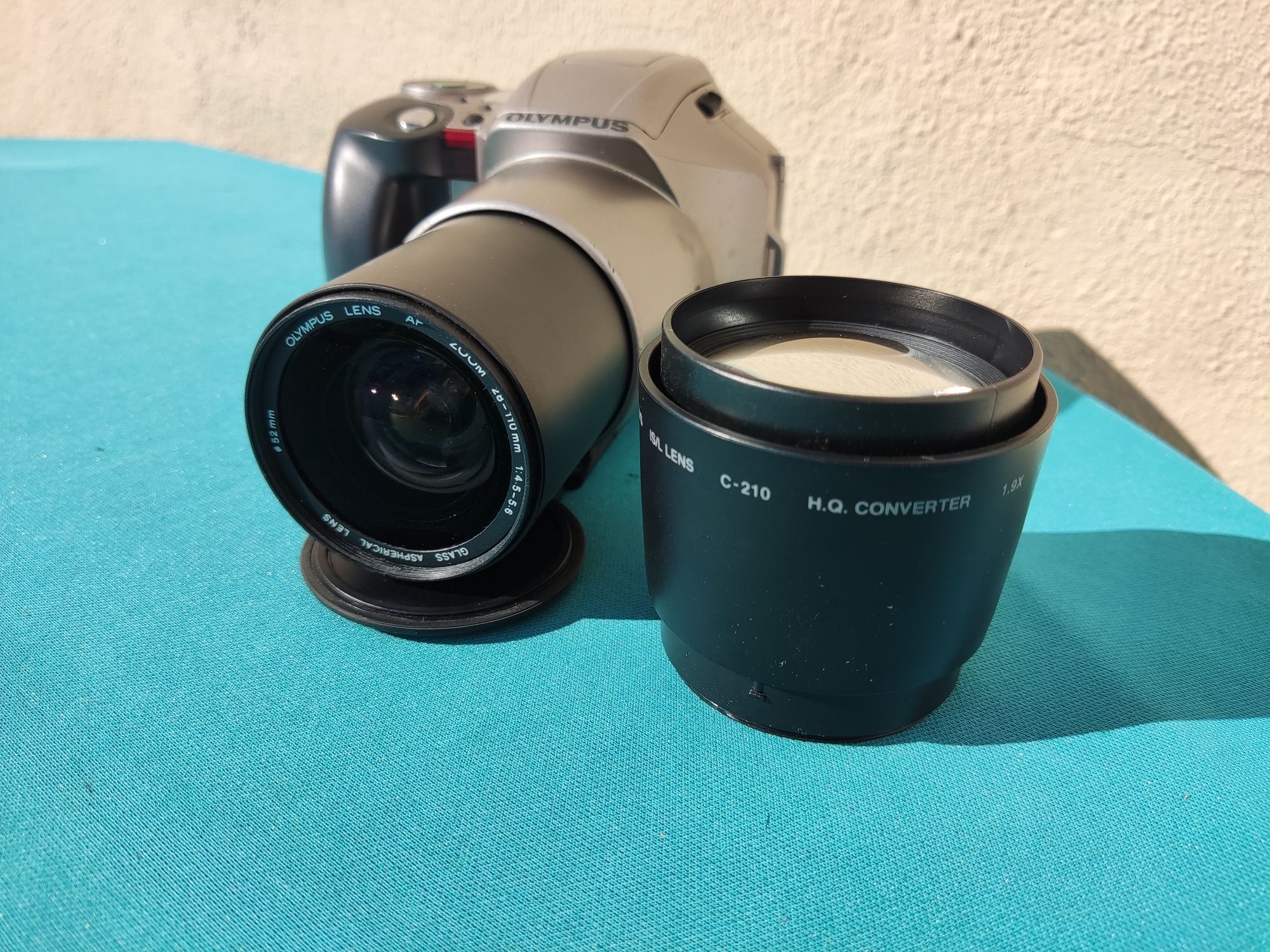 Olympus IS-200 (glass Aspherical Lens) + IS/L C-210 H.Q.Converter 1.9