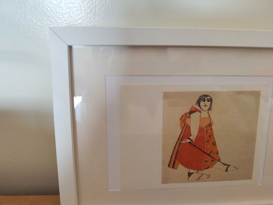 Moldura com passpartou - branca 18x24