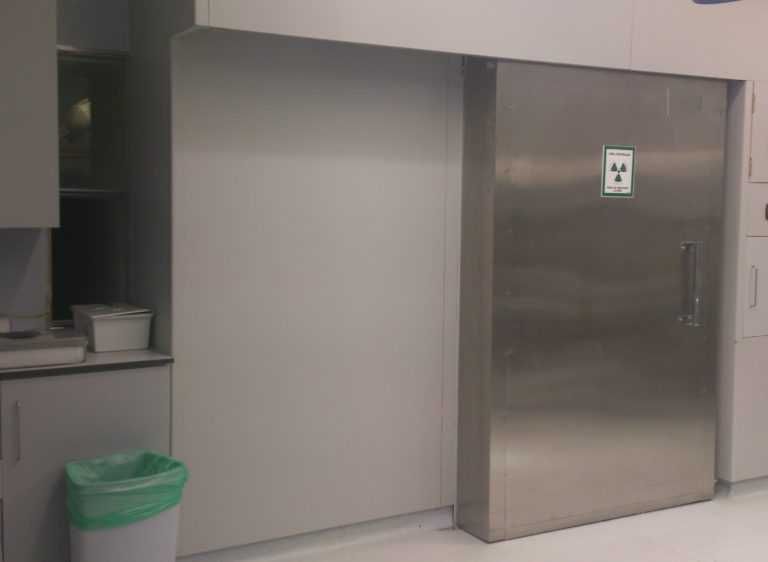 Chapa de chumbo para isolamento radiologico