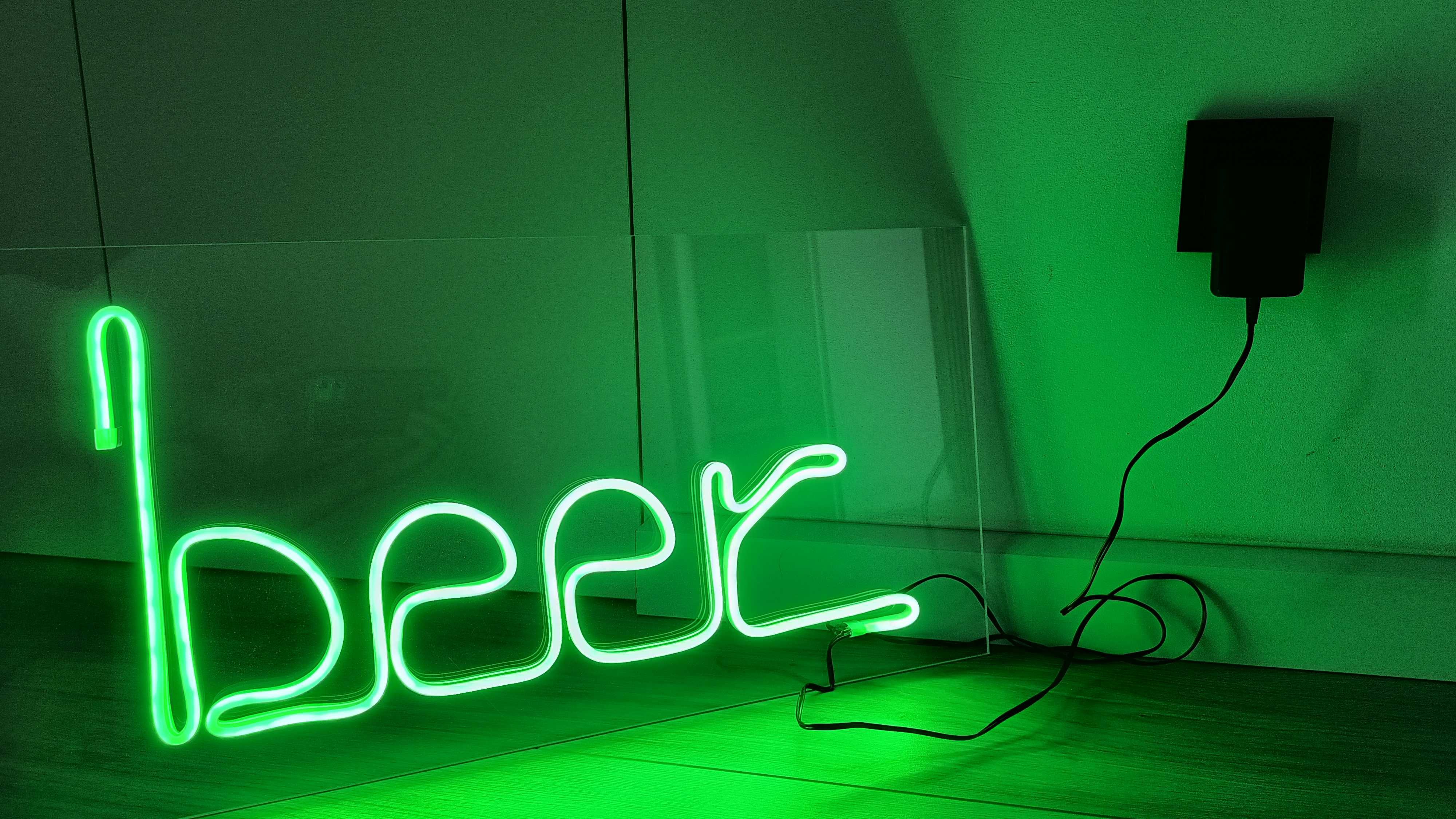 Neon zielony BEER