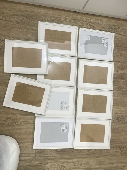 10szt. Ramka knoppäng ikea biala 30x40
