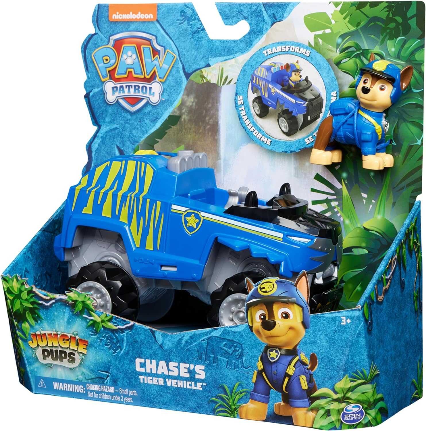 Щенячий патруль в джунглях Машина тигр и фигурка Гонщика Paw Patrol