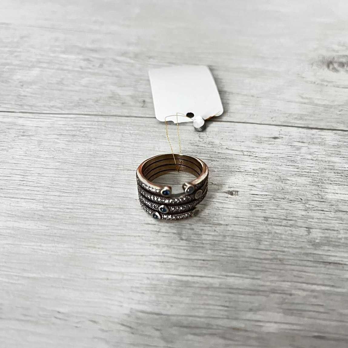 Серебрянное кольцо пандора океан р.56