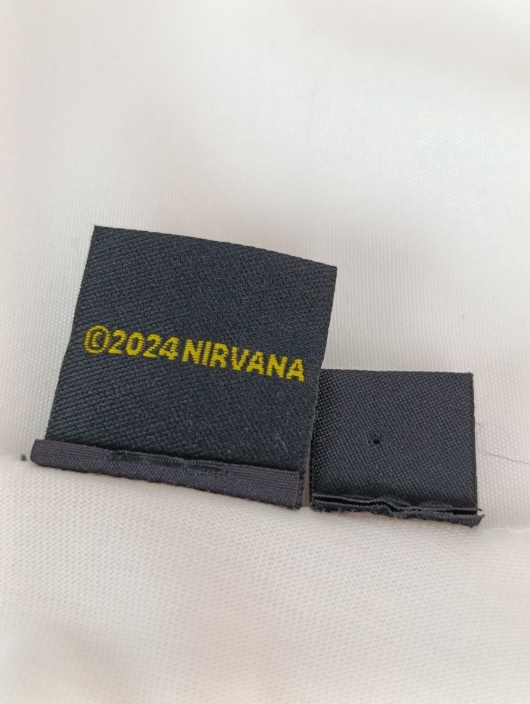 Koszulka Nirvana M Biała Krótka