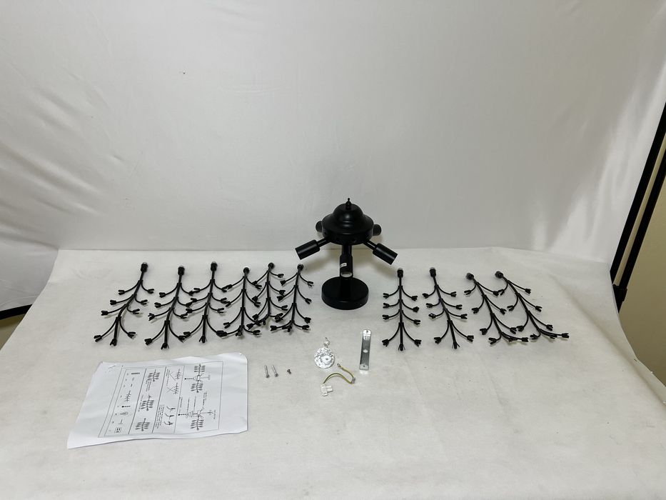 Lampa elektryczna wisząca żyrandol metalowy lampy