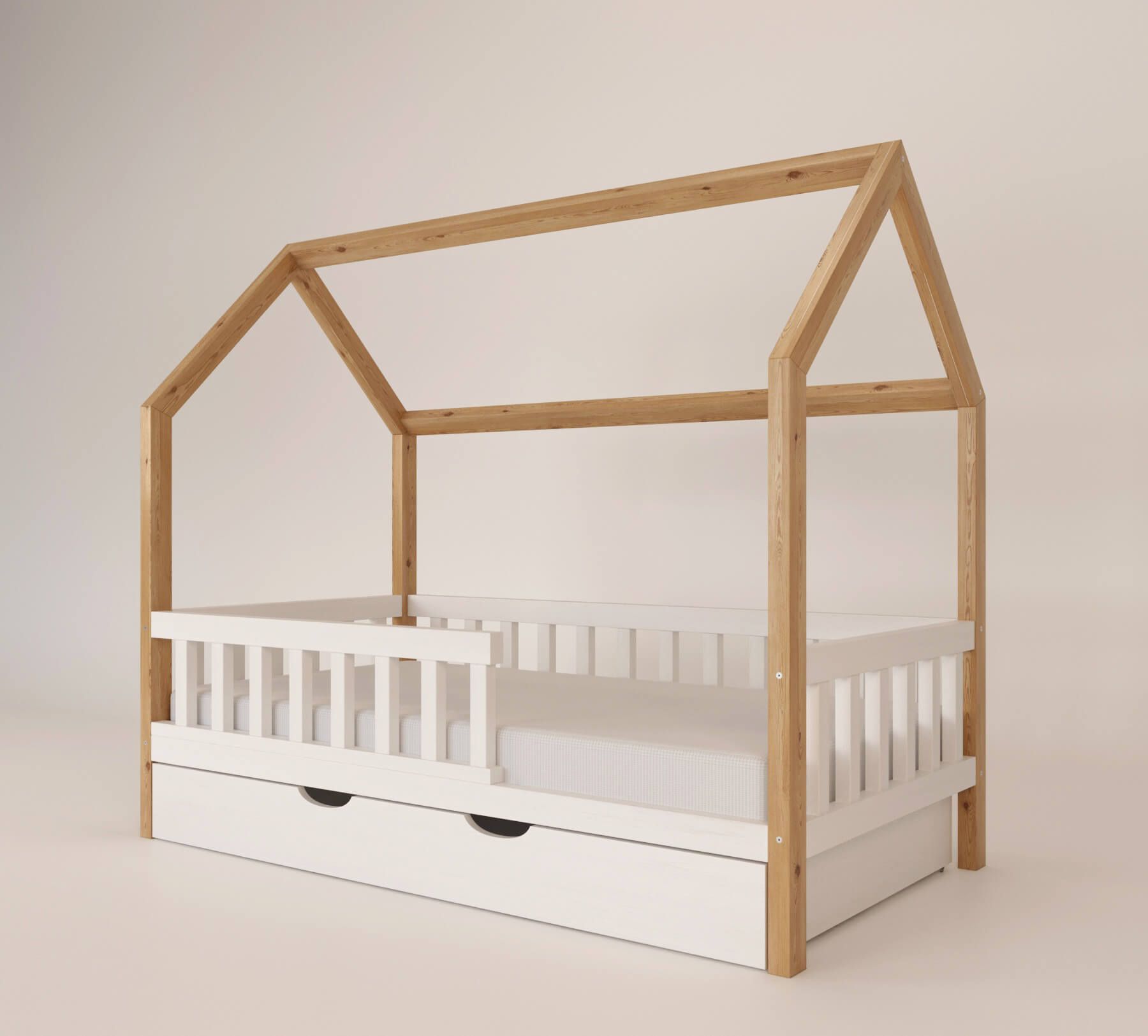 Łóżko domek drewniane 18Ox90 dostęne inne rozmiary