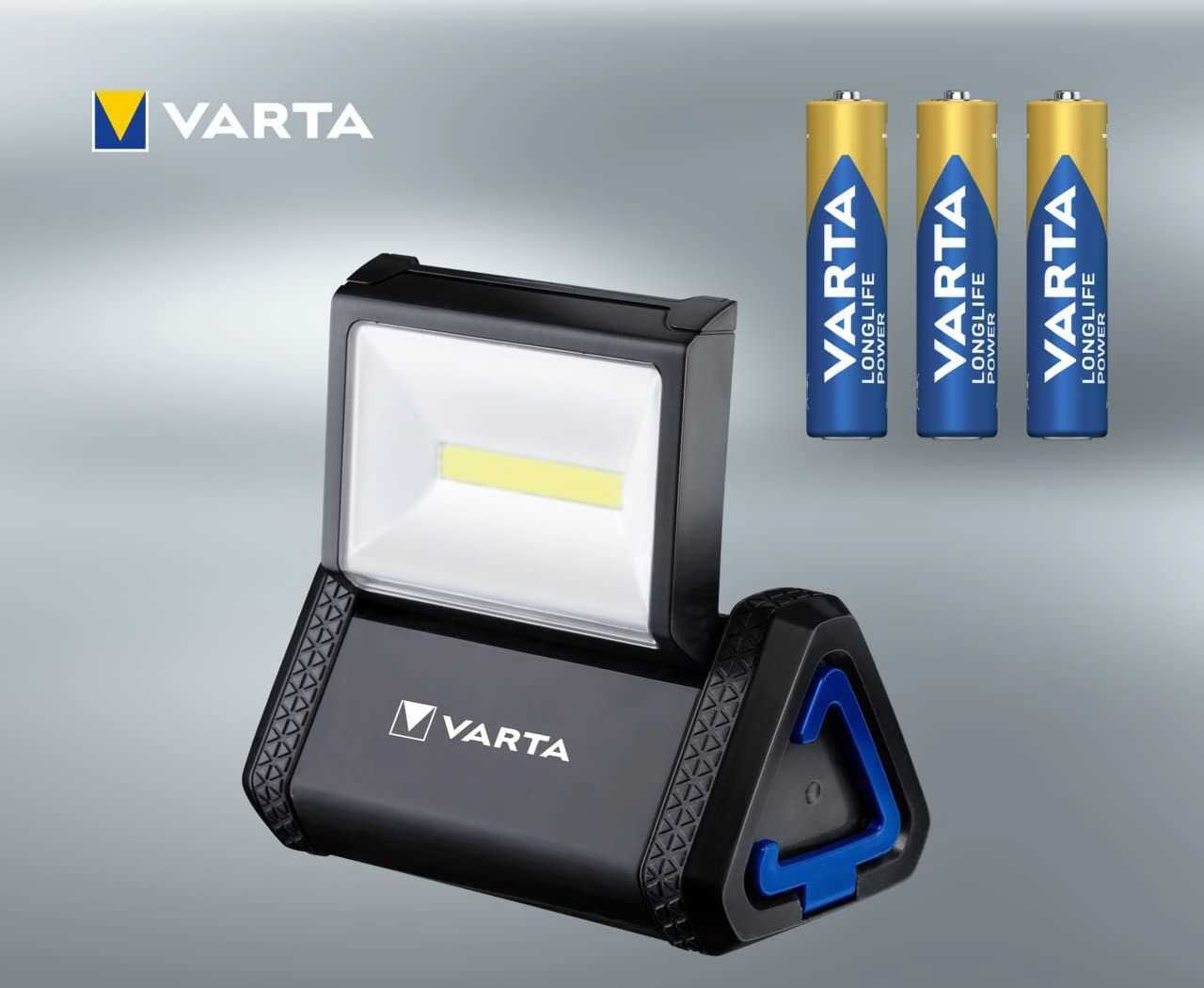 Фонарь Varta LED на магните для комнаты, гаража 230Lum 35часов 2режима