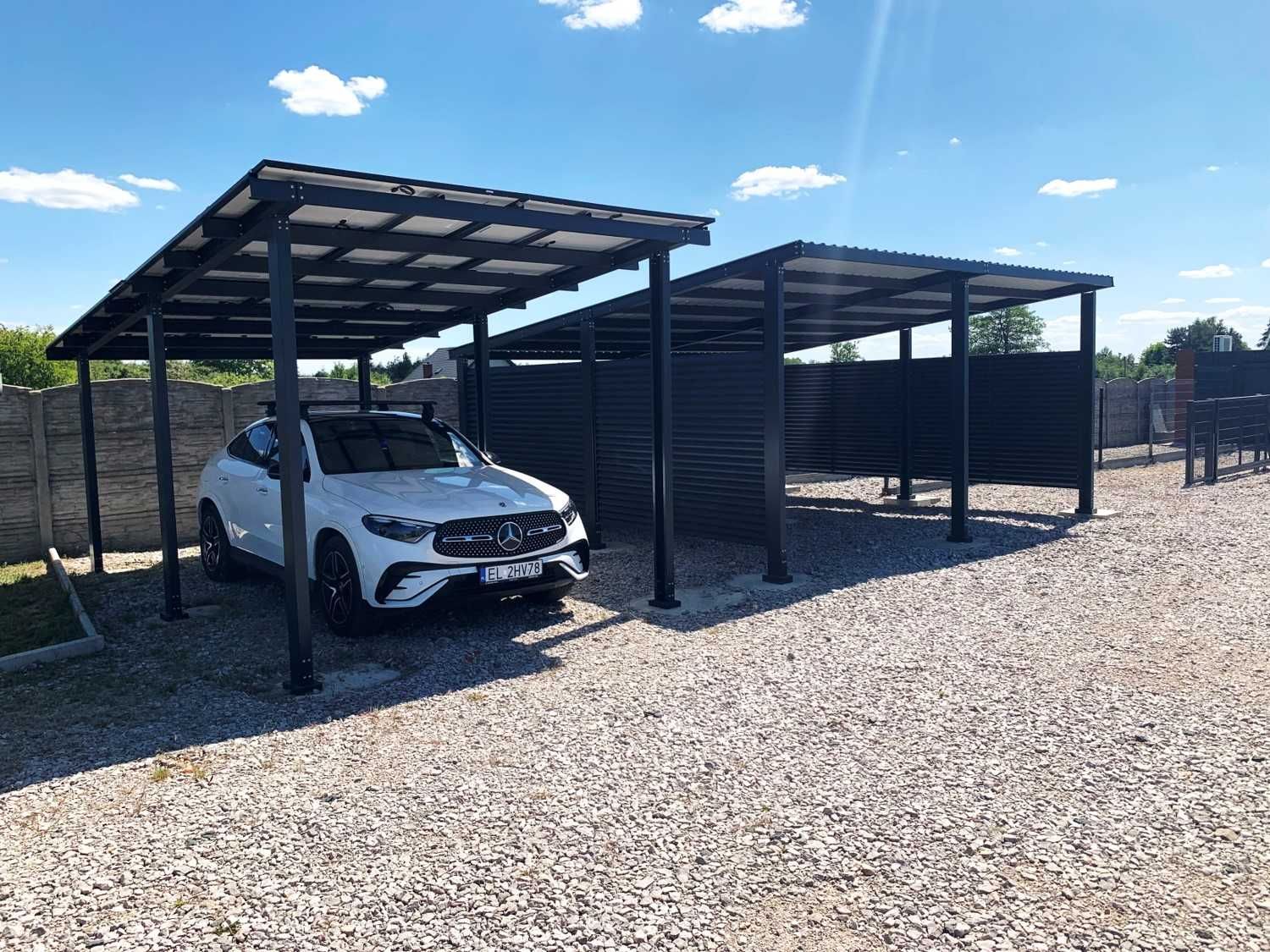 CARPORT, wiata samochodowa, zadaszenie pod fotowoltaikę