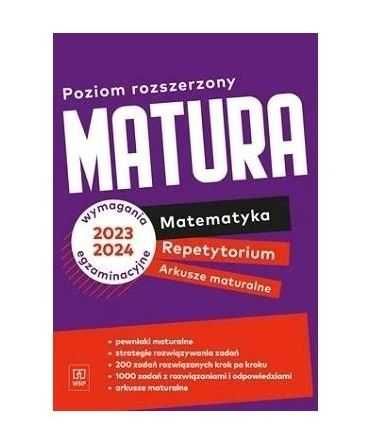 MATURA matematyka REPETYTORIUM i ARKUSZE poziom rozszerzony WSiP
