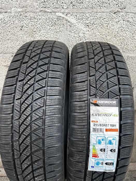 Dwie nowe opony hankook kinergy 4s 215/65/17