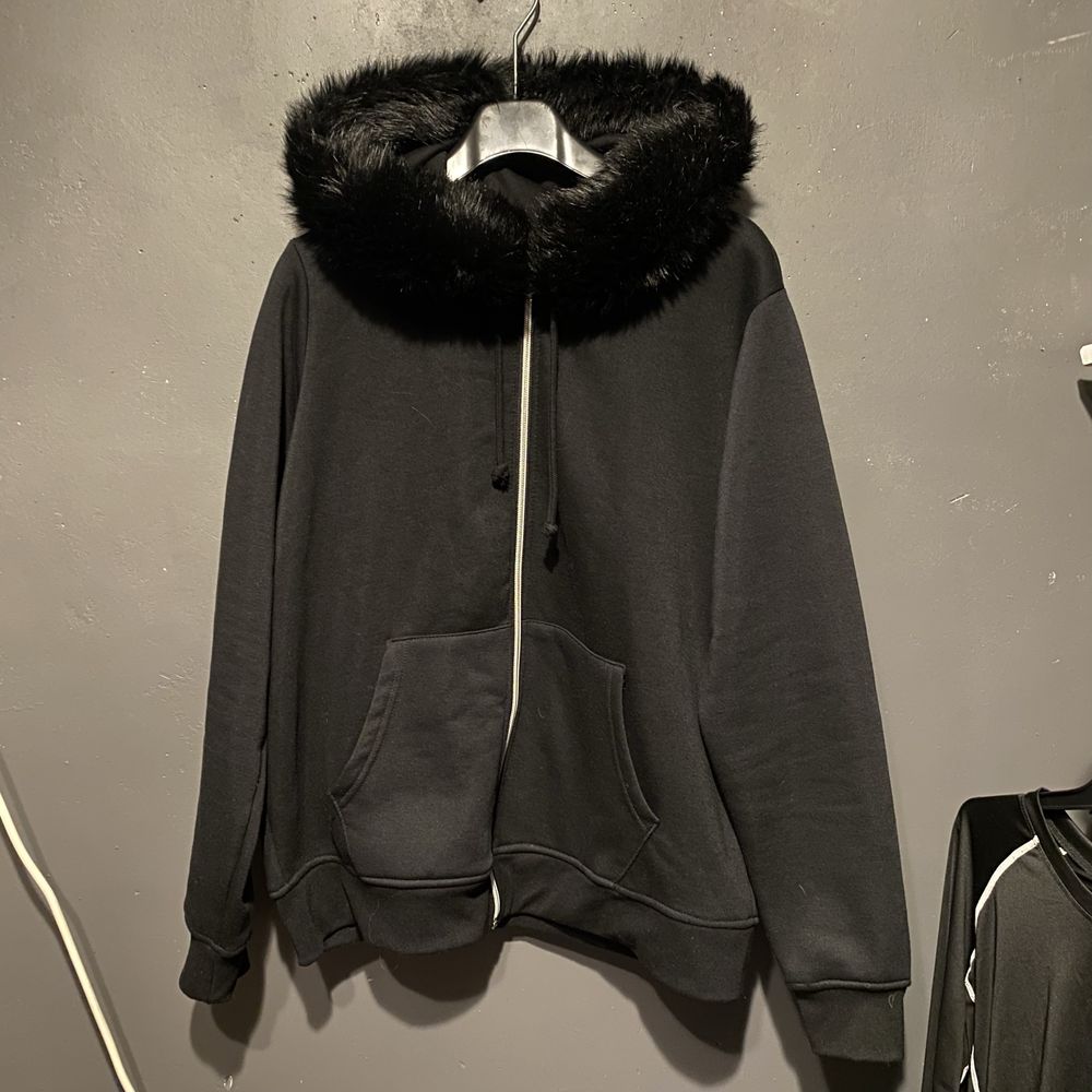 Zip Hoodie Fur худи с мехом много вариантов (balenciaga,rick owens,y2k