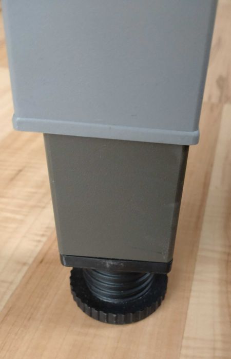 Biurko BALMA 120*80 wys. 72-80 cm * solidne * jasny blat * jak NOWE