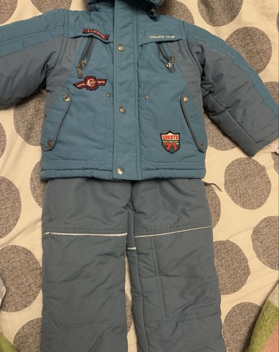 Дитячий Зимовий роздільний комбінезон куртка+штани 92р