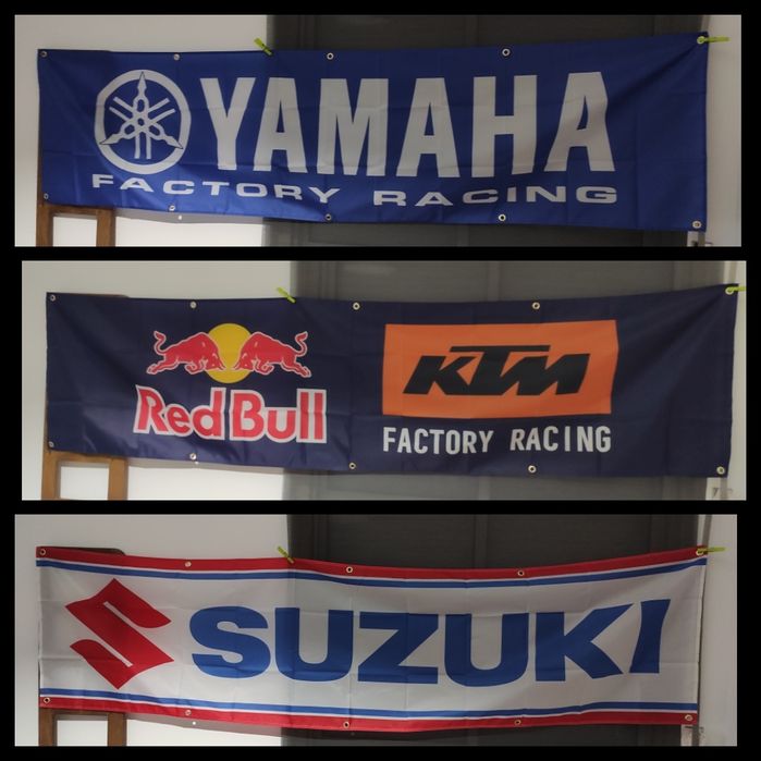 Bandeiras Faixas com 2,4m x 0,60m