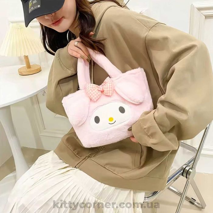 Плюшева сумка/шопер/Kuromi/Hello Kitty/Cinnamoroll/My Melody