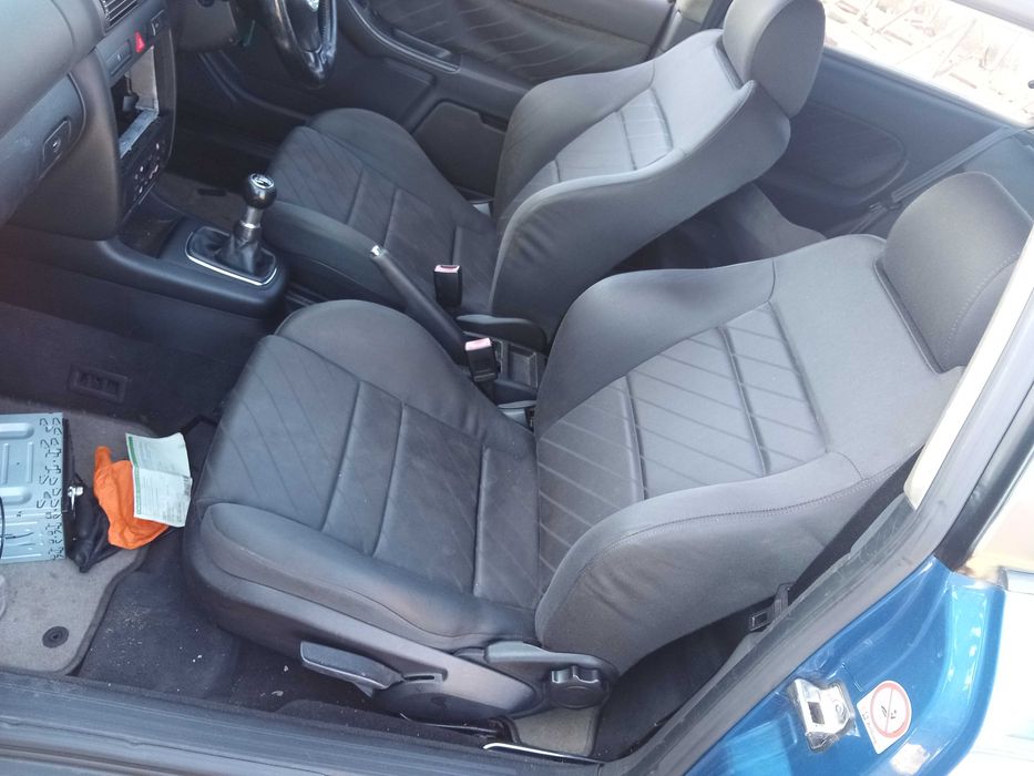 Audi a3 8l fotele 3 d 3d drzwi kubełki tapicerki z skoda golf komplet