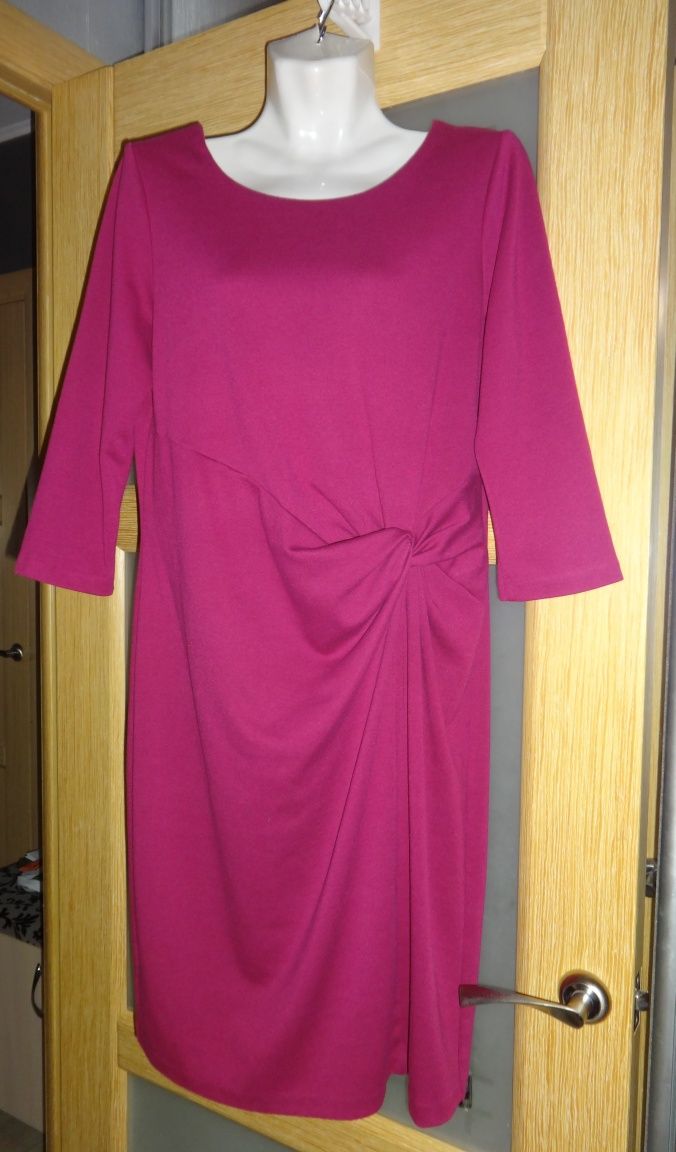 Красивое утеплённое нарядное женское платье для беременных 48 50 L XL