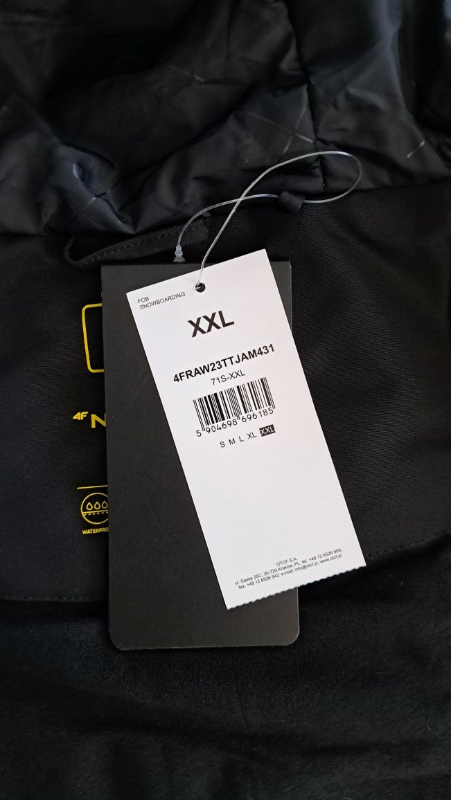 Kurtka snowboardowa 4F membrana 10000 męska XXL