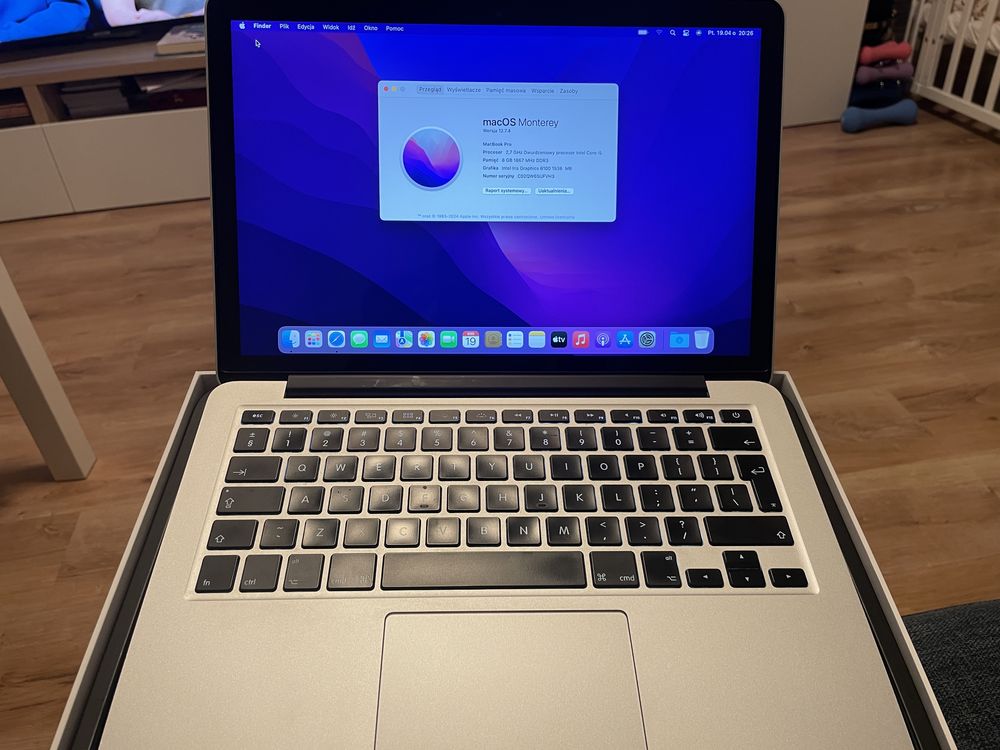 Macbook Pro A1502 i5 8 GB 128 GB 2015