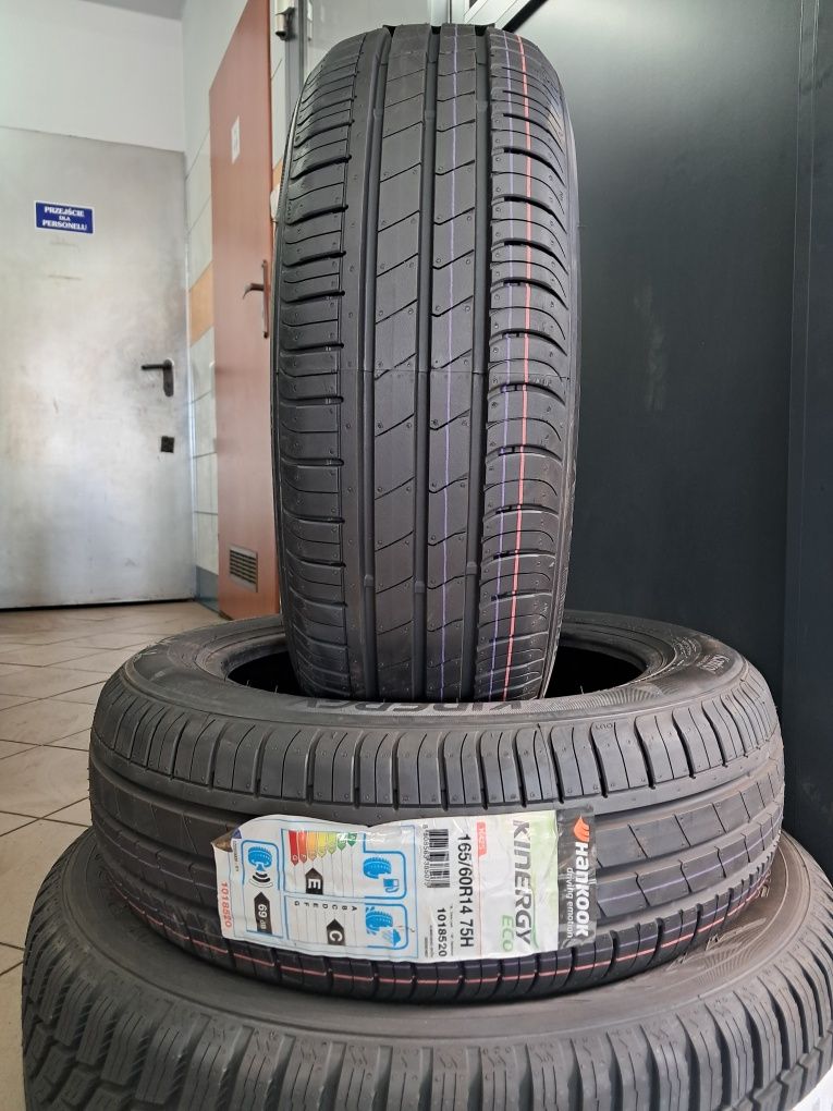 Opony 2x 165/60R14 Hankook Kinergy Eco Lato Nowe Demo Gwarancja